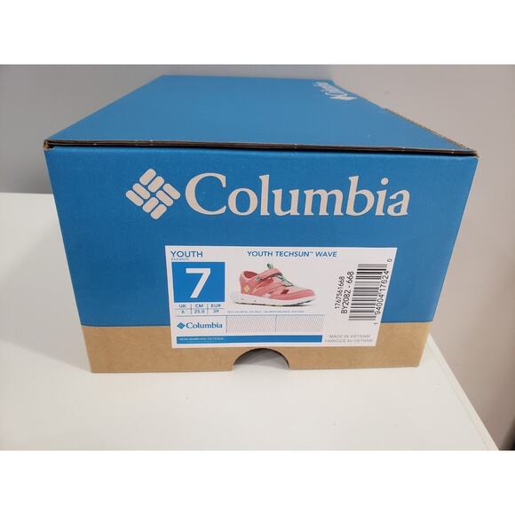 NEW Columbia Youth Techsun Sandal Strap Hook & Loop Toe Hiking Walking BIG KID 7 - Picture 6 of 6
